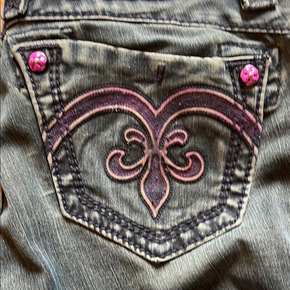 NWOT Women's Jeans with Pink Accents